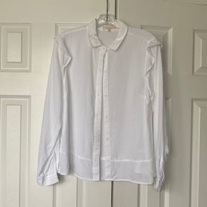 Side stitch Shirt Size Small White